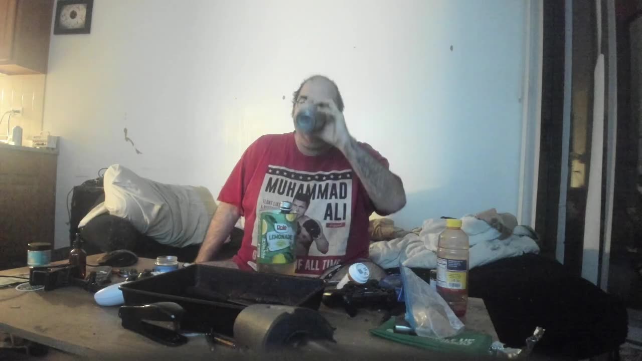 Got sick yesterday/Willie knocks over my weed