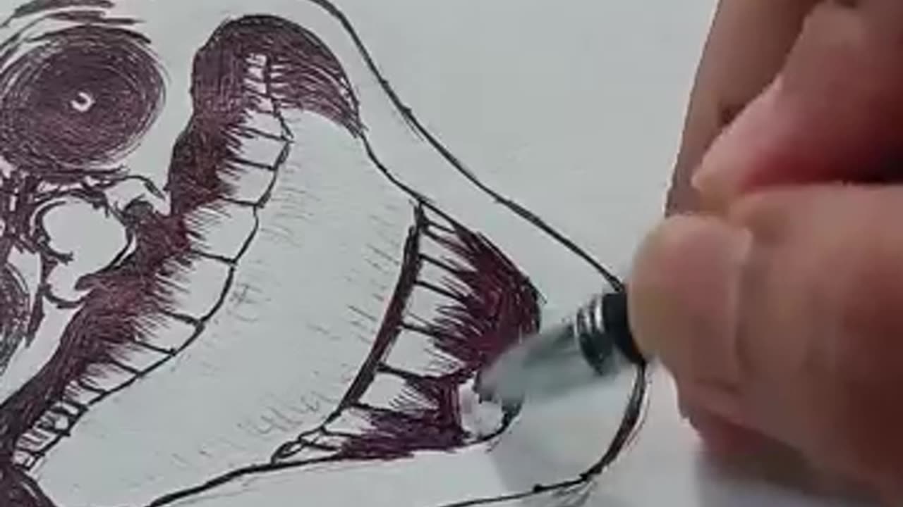Troll face drawing, 5 second, 30 second and 2 hours.