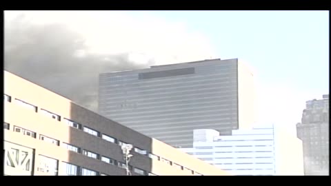 911 WTC 7 Demolition - Deep Audible Explosion Before The Penthouse Collapse