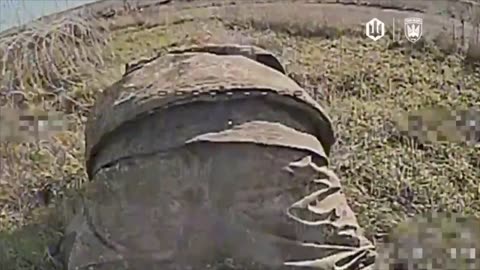 Russian Soldier Assumes the Position