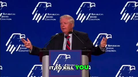 🟢 War Pig Lindsey Graham: "We'll BEAT YOUR BRAINS IN if you don't support Israel!"