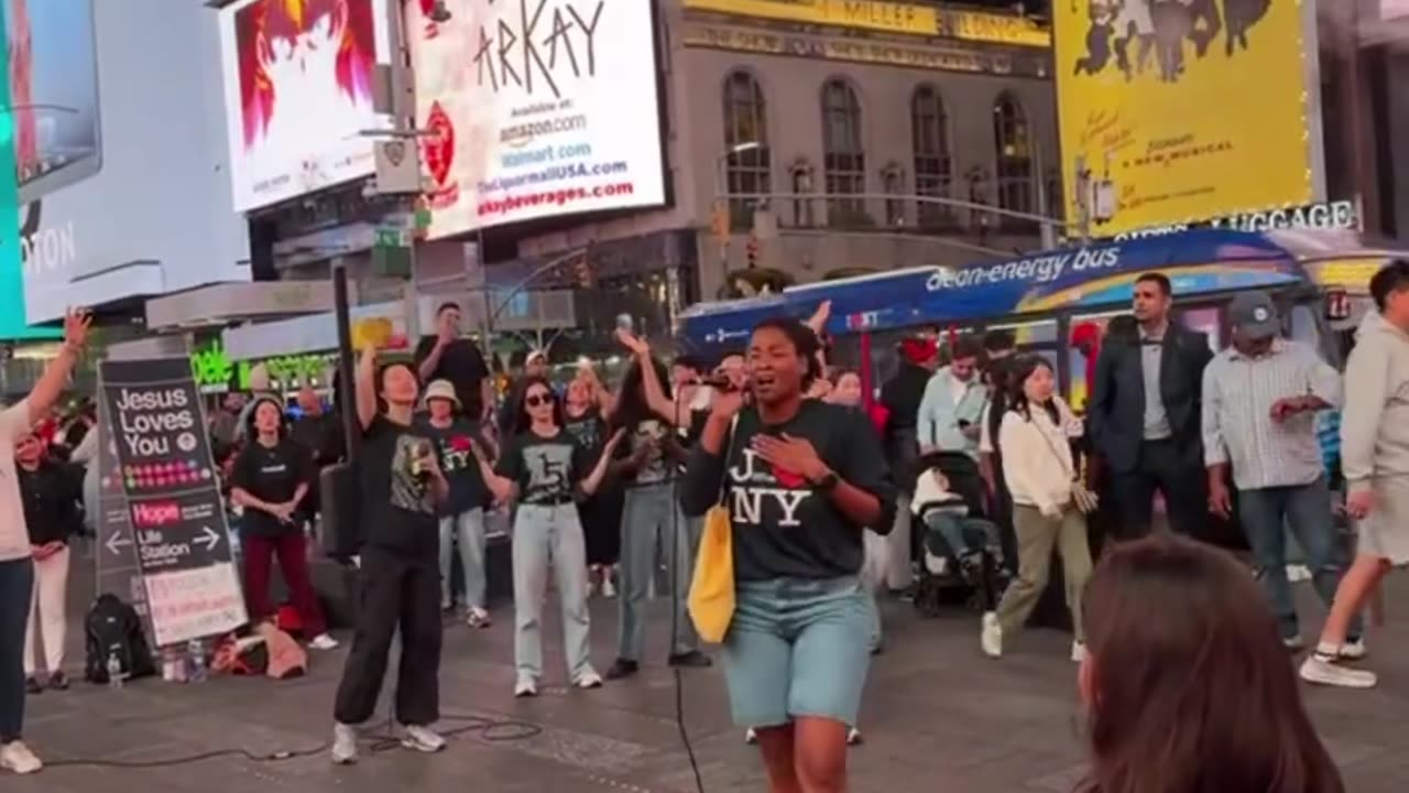 JESUS IS IN TIMES SQUARE