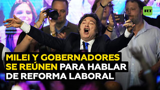 Javier Milei recibe a gobernadores en la Casa Rosada mientras impulsa una reforma laboral