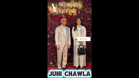 Bollywood Actress Juhi Chawla With Husband at Event ♥️🥰🌹