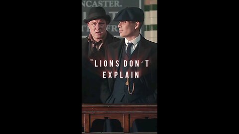 Lions Don't Explain/ Sigma Rule #trending #motivaton #mindset #thomasahelby