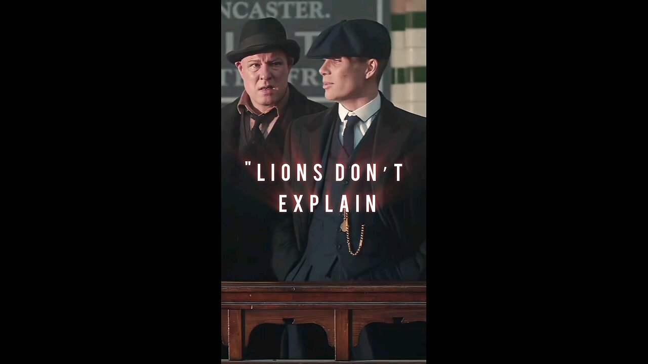 Lions Don't Explain/ Sigma Rule #trending #motivaton #mindset #thomasahelby