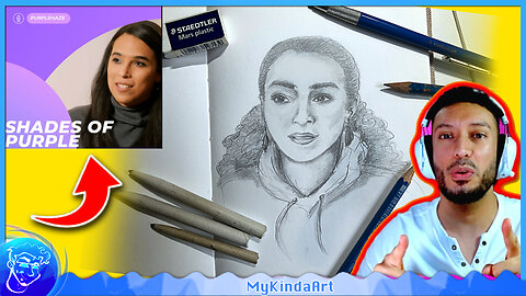 How to draw Portraits with Pencil - Sketchbook Art