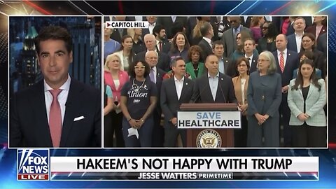 Democrats are putting SCHUMER & HAKEEM in a BUZZ-SAW..but Hakeem is WHINING about a SOMBRERO