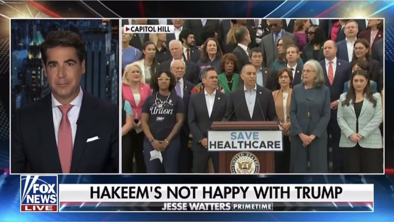 Democrats are putting SCHUMER & HAKEEM in a BUZZ-SAW..but Hakeem is WHINING about a SOMBRERO