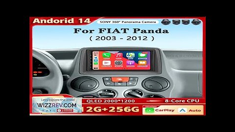 7" Car Radio Android 14 For FIAT Panda 2003 2004 2005 2006 Review