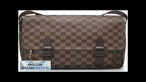 Louis Vuitton Pre-Loved Damier Ebene Messenger Melville BrownChic and structured Louis Review