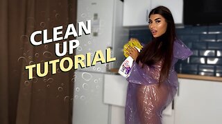 [4K] Raincoat Try-On Cleaning Haul