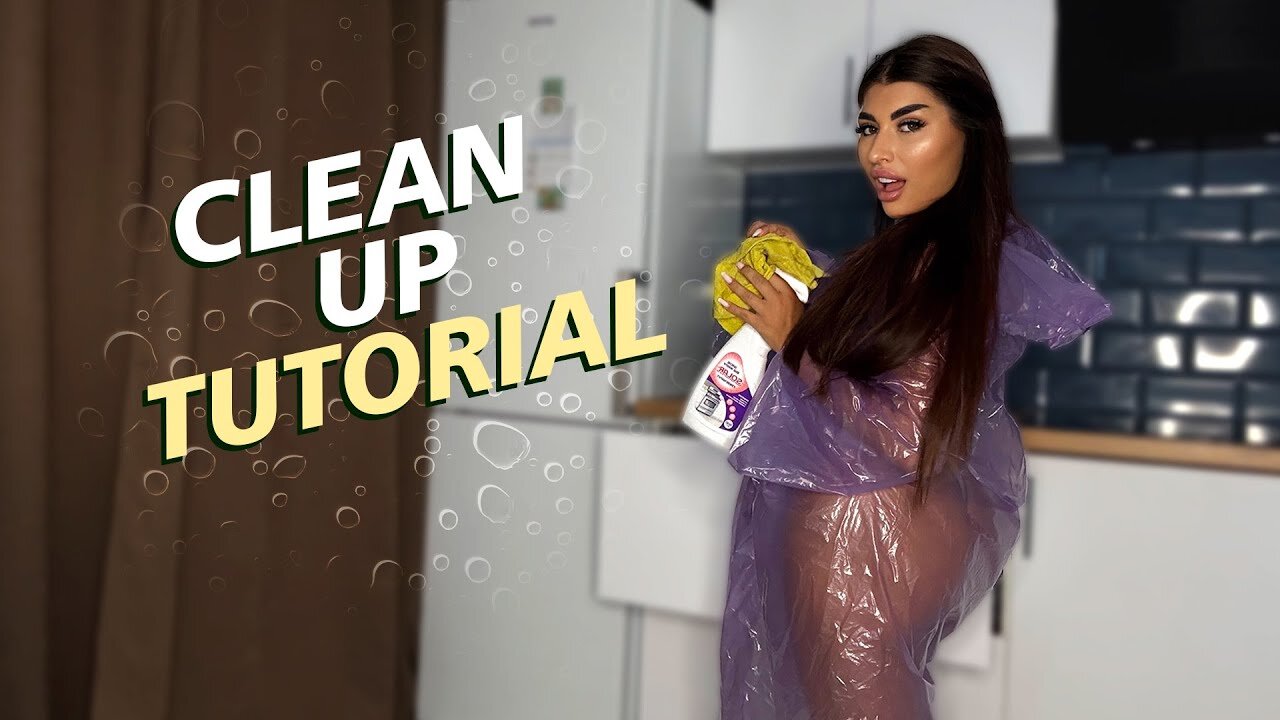[4K] Raincoat Try-On Cleaning Haul