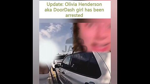 Olivia Henderson, known as the DoorDash girl, has been arrested. #oliviahenderson #japd