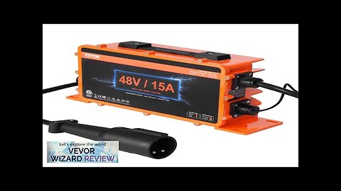 VEVOR 48 Volt 15 AMP Golf Cart Smart Battery Charger for Club Review