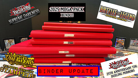 Yugioh binders update