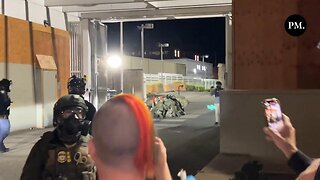 Federal Police moving in & making ARRESTS of Antifa thugs in Portland 9.28.25