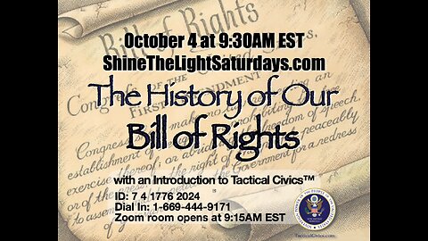 251004 STLS How About a Refresher on the History of the Bill of Rights?