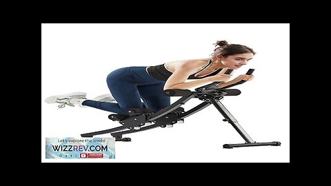 AB Workout Machine Equipment Home Gym Core Abdominal Trainers Dual-track Review