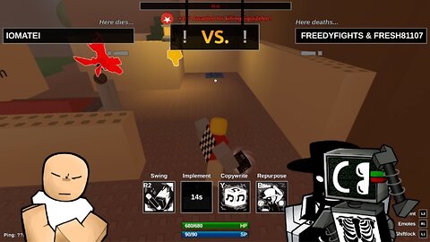 Roblox - Die of Death Gameplay - Devesto and Badware Double Trouble - 9/27/2025