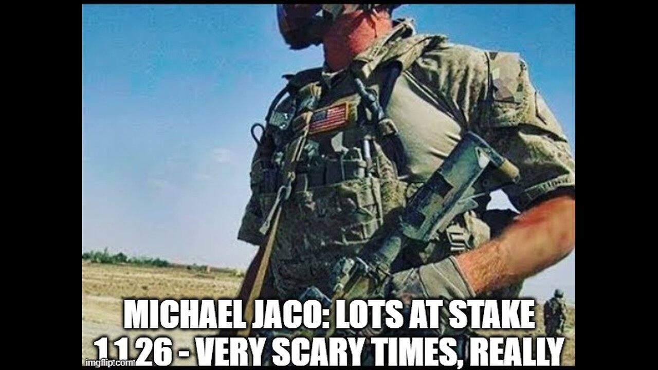 Michael Jaco: Lots at Stake 1.1.26 - Very Scary Times, Really