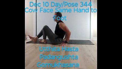 Cow Face Same Hand to Foot Pose / Utthita Hasta Padangushta Gomukhasana