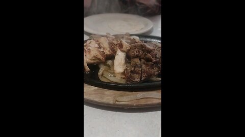 Grilled steak and chicken from Chuy's in Little Rock