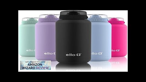 Ello Cooper Stainless Steel Water Bottle with Straw and Carry Handle Double Review