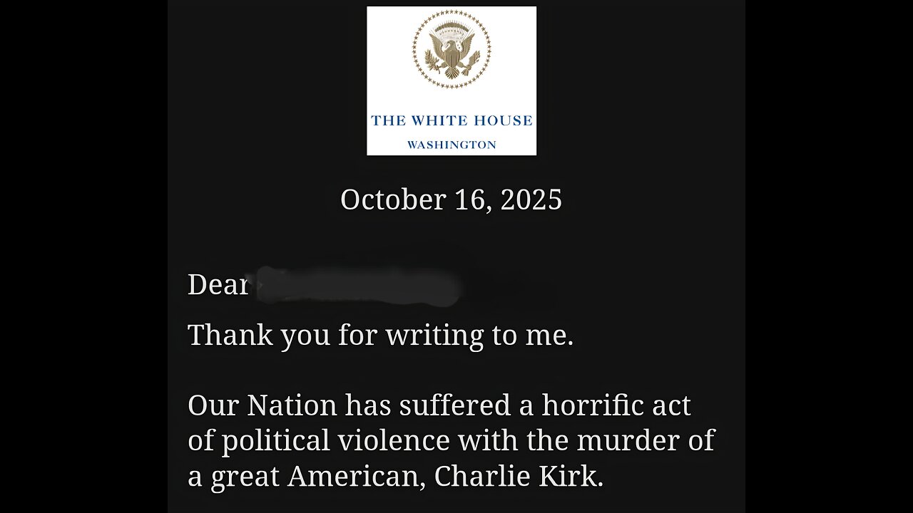 My response to the white house STAFFERS