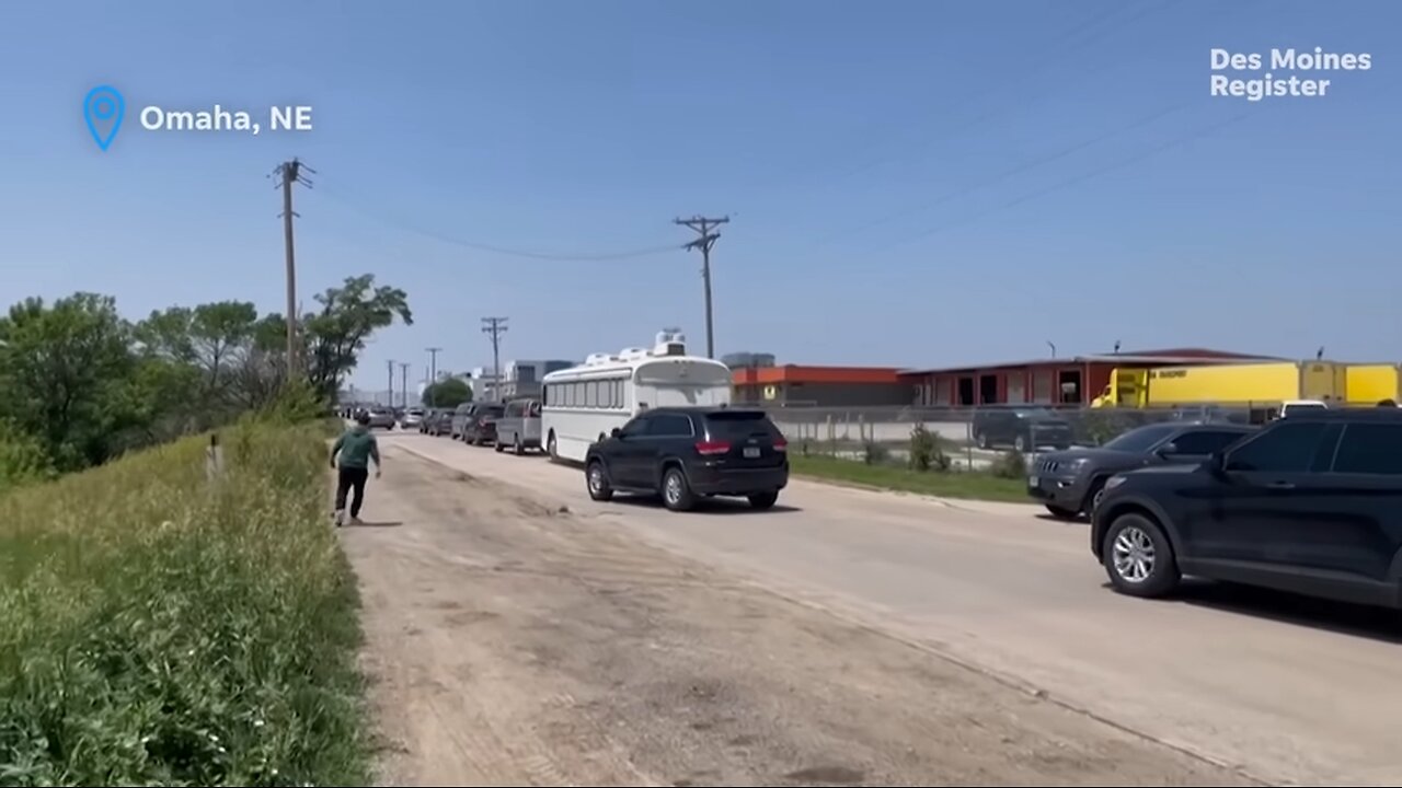 Omaha protest attempts to stop ICE raid at Nebraska meat processing plant