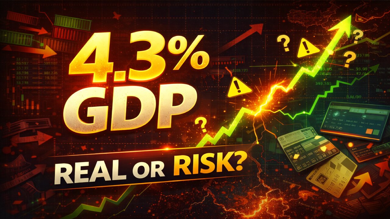 GDP Just Exploded 4.3% | Is This a Trap?