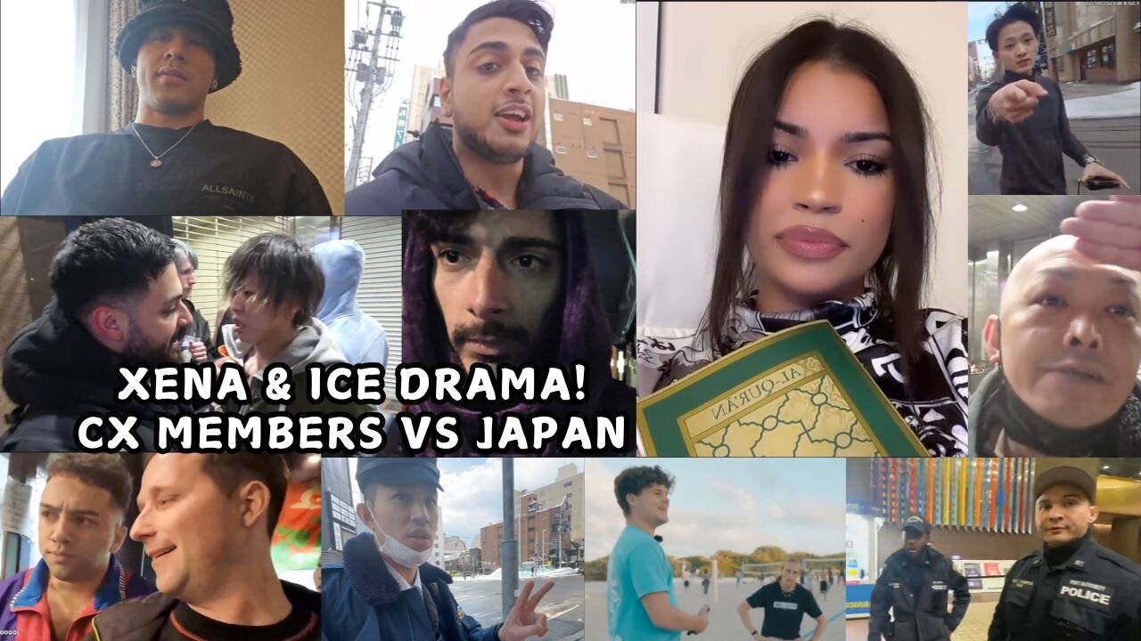 XENA & ICE DRAMA! CX MEMBERS VS JAPAN! #iceposeidon #xenathewitch #