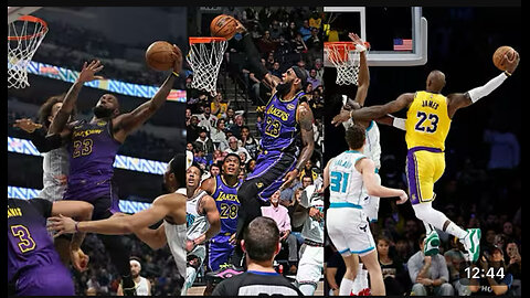ALL LEBRON JAMES DUNKS 2024-2025 SEASON