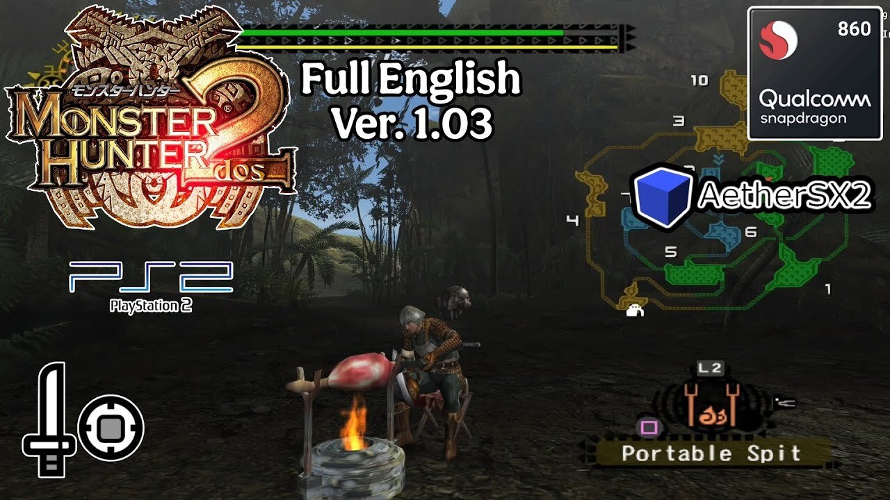 Hard way to hunt Bulldrome / monster hunter 2 / playstation 2 / 43