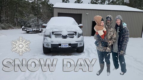 Snow Day Jan 2025 - Louisiana gets over 4 inches of snow!!