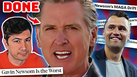 Charlie Kirk HUMILIATES Gavin Newsom ON HIS OWN PODCAST!