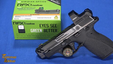 Green Dot Reflex Sight For S&W Bodyguard 2.0 - Veridian RFX1 Custom