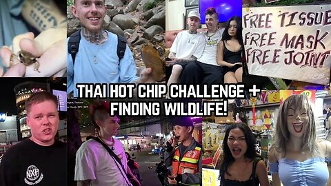 THAI HOT CHIP CHALLENGE + FINDING WILDLIFE!