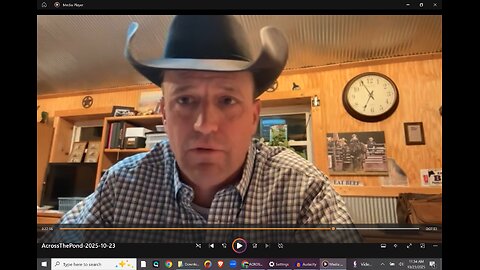 Live Across the Pond Oct 23, 2025 Steve Stratford sound advice for Cattlemen.