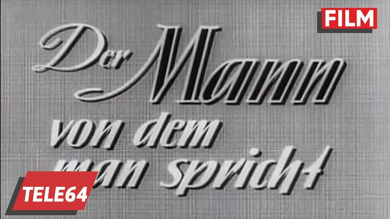 Der Mann, von dem man spricht 1937
