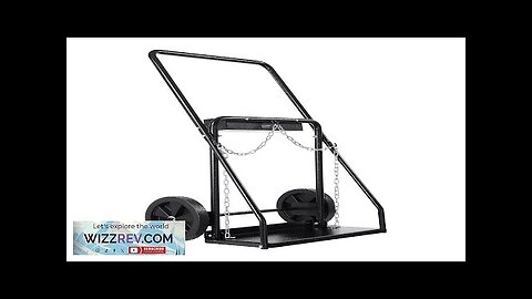 Dual Welding Cylinder Cart Oxygen Acetylene Tank Cart with 10" Solid Wheels Review