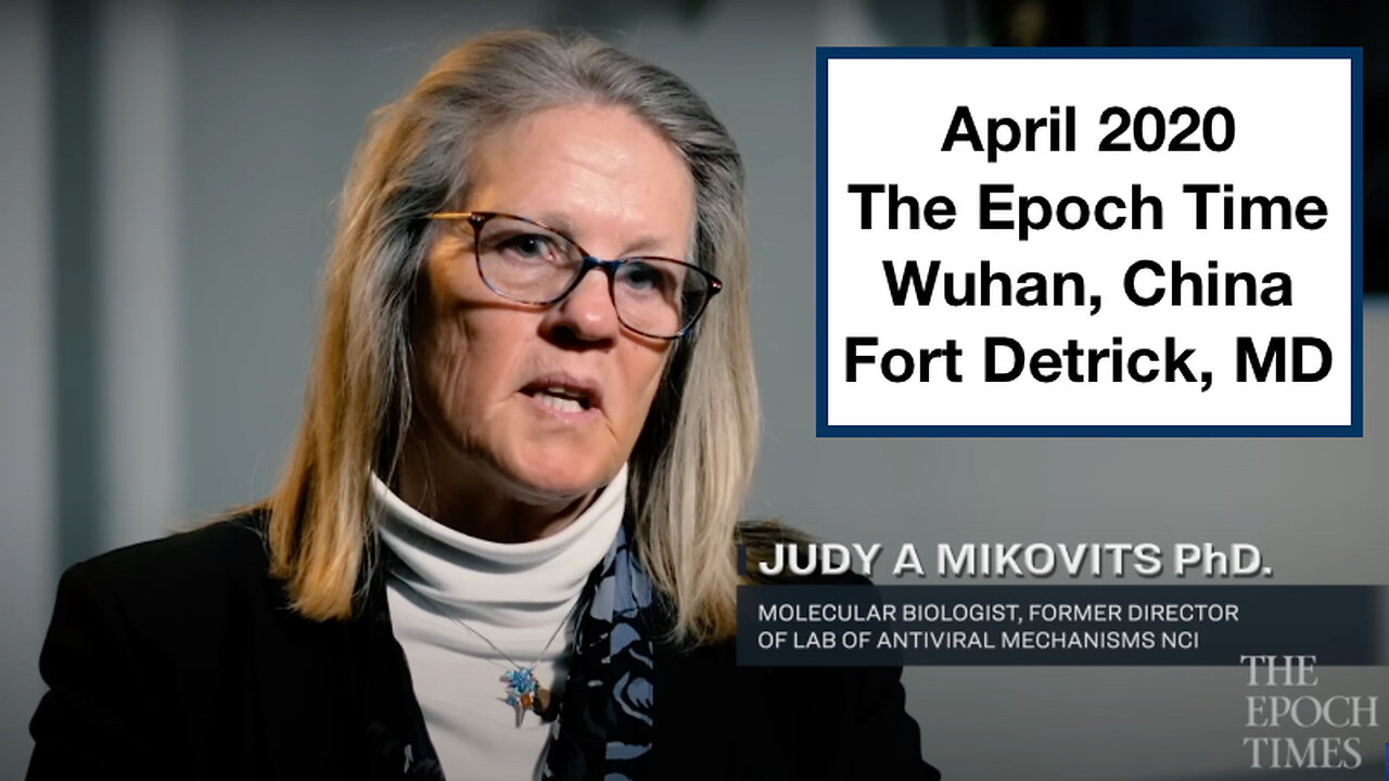 April 2020 Epoch Time Wuhan Fort Detrick USAMRIID SARS-CoV2