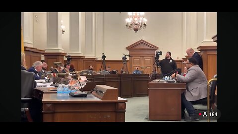 Leroy Truth in new Jersey Senate Hearing live
