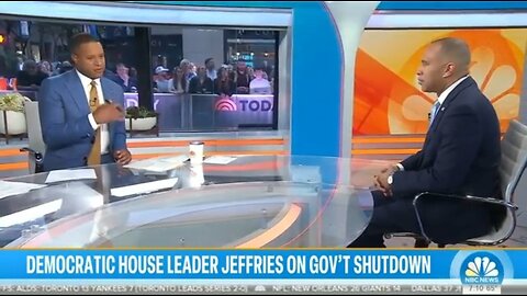 NBC Host To Hakeem Jeffries: Why Are YOU Holding Americans Hostage?