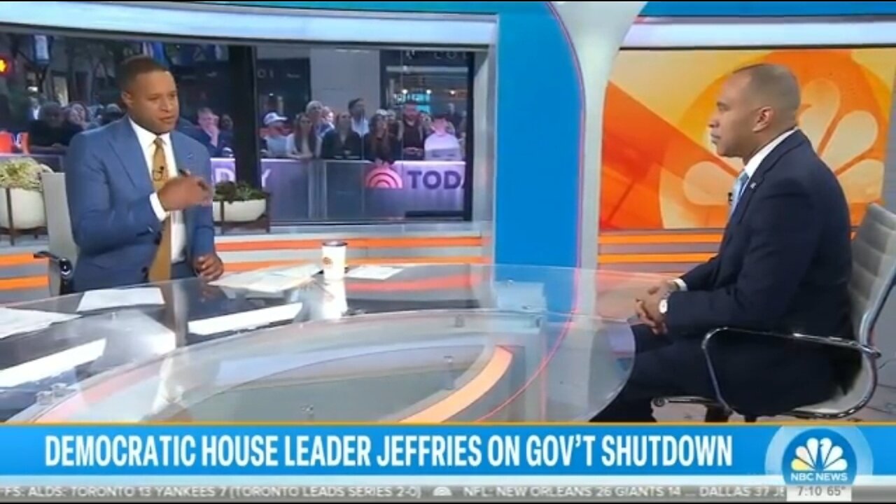 NBC Host To Hakeem Jeffries: Why Are YOU Holding Americans Hostage?