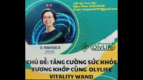 GIỚI THIỆU MÁY THỔI TRỊ LIỆU PEMF OLYLIFE VITALITY WAND
