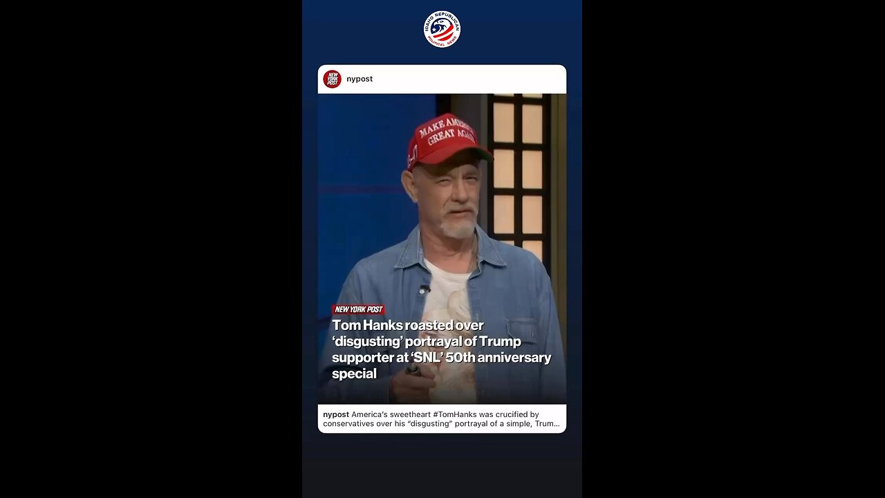 Tom Hanks Mocks Trump Supporters
