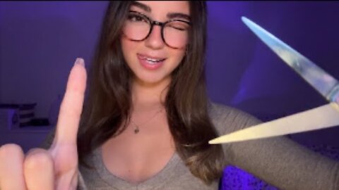 ASMR | barbershop haircut+beard trim