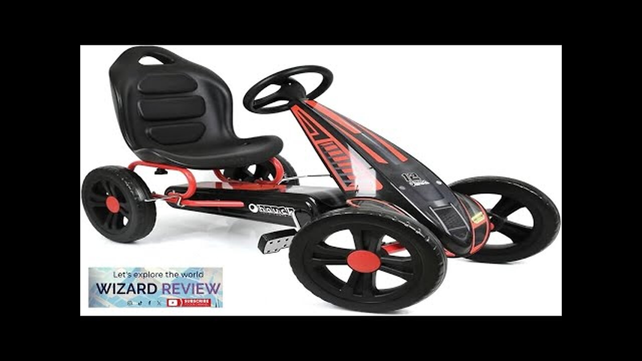 Hauck Hurricane Racing Go Kart w/ Low Profile Rubber Tires & Handbrake Review