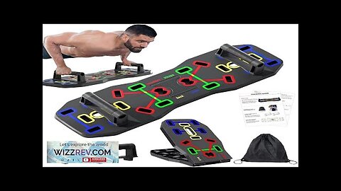 AERLANG Push Up Board Portable Multi-Function Foldable 10 in 1 Push Review